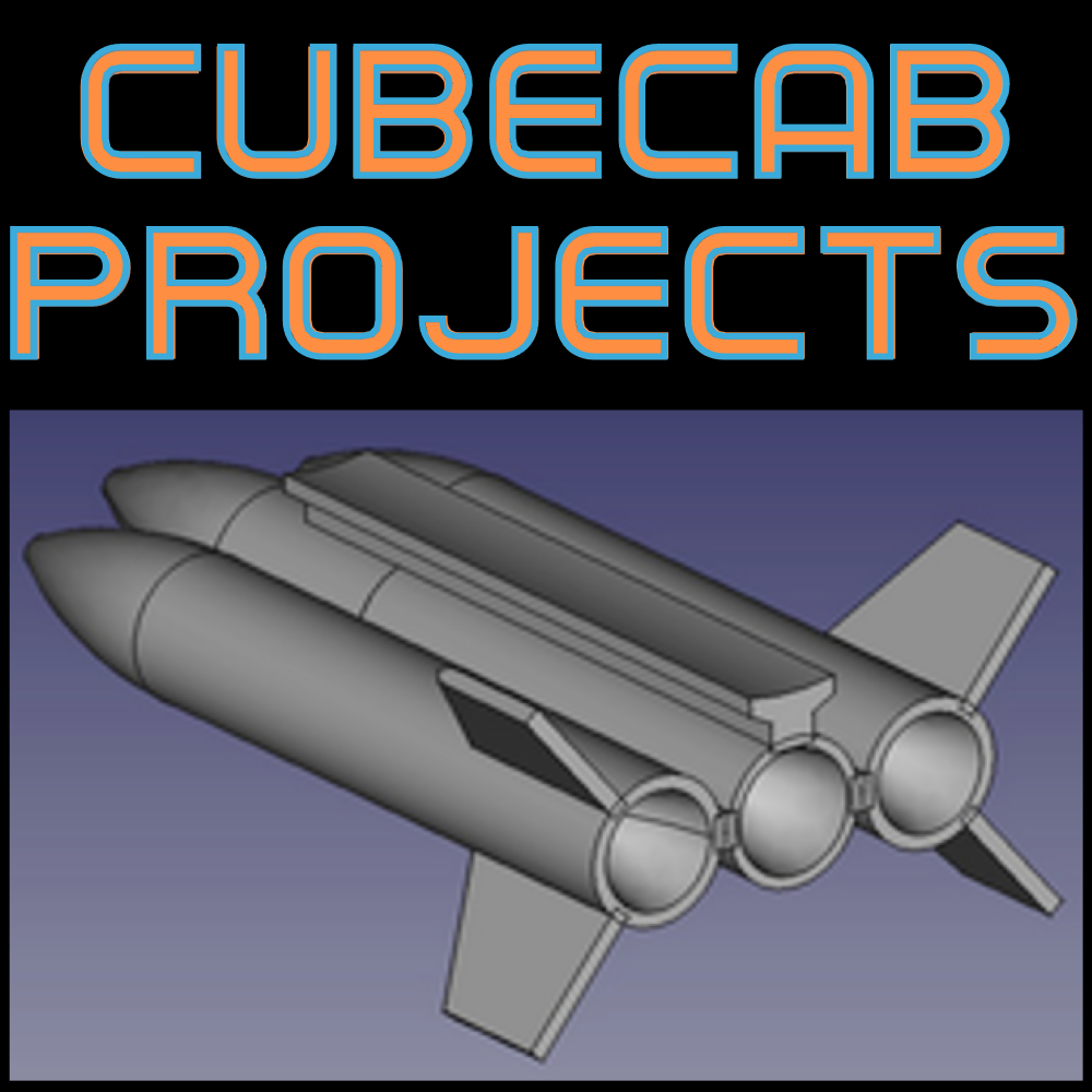 A picture of the cab-3A launcher with the words CubeCab Projects on it - click to link to the Projects page